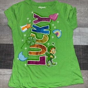 🍀Lucky Charms Green Short Sleeve Tee